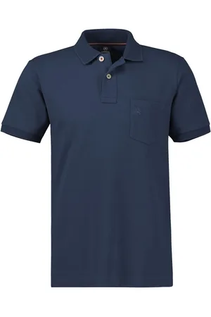 Lerros Poloshirt met geborduurd logo