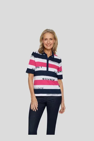 Rabe Poloshirt met colourblocking