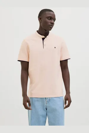 JACK & JONES Poloshirt JJEPAULOS MAO POLO met geborduurd logo