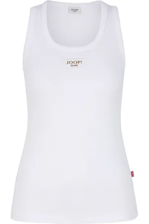 JOOP! Tanktop Tana Met diepe ronde hals
