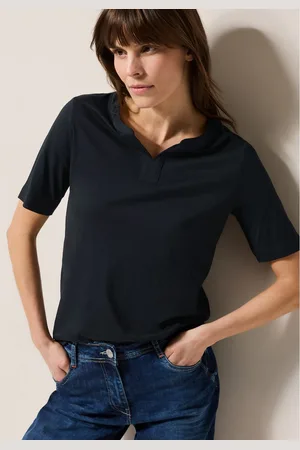 CECIL T-shirt in tuniek-look