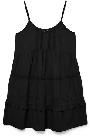 VERO MODA Jurk met bandjes VMPRETTY SHORT SINGLET DRESS WVN GA NOOS