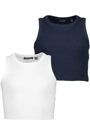 Blue Seven Muscle-shirt tiener meisjes crop tops (2-delig)