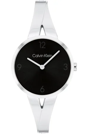 Calvin Klein Kwartshorloge SCULPTURAL Polshorloge, dameshorloge, mineraalglas, roestvrijstalen armband