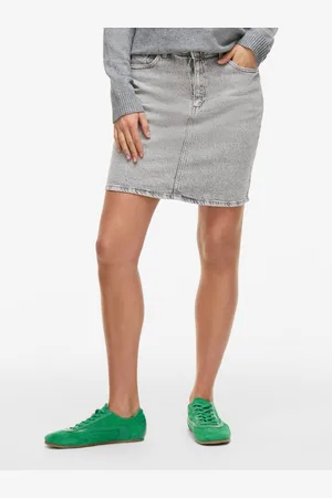 VILA Jeans rok VIKAJA JAF LBD DENIM SKIRT- NOOS