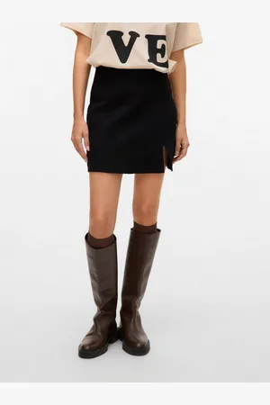 VERO MODA Jeans rok VMNELLY HR SHORT SKIRT DNM MIX NOOS