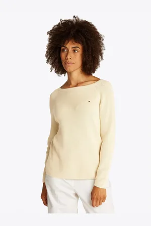 Tommy Hilfiger Gebreide trui CO CARDI FINE GG LS BOAT-NK SWT
