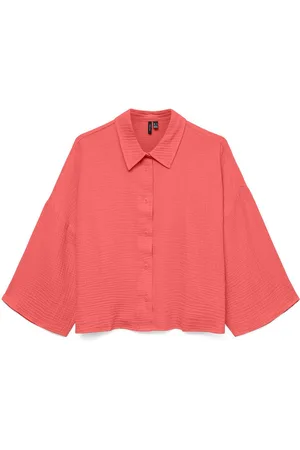 VERO MODA Overhemdblouse VMNATALI CROP SHIRT WVN NOOS