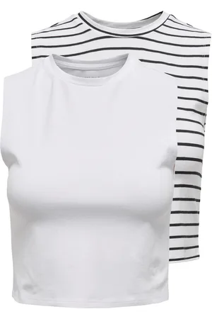 ONLY Crop-top ONLCHOICE S/L 2-PACK TOP BOX JRS (set, 2-delig)