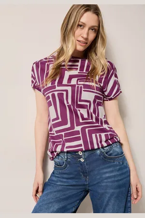 CECIL T-shirt met print all-over