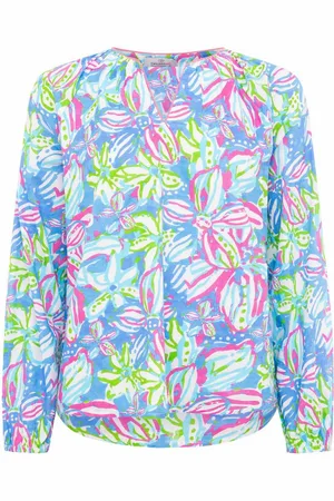 Zwillingsherz Blouse zonder sluiting "Bloem Droom"