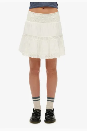 Superdry Minirok IBIZA LACE MIX MINI SKIRT