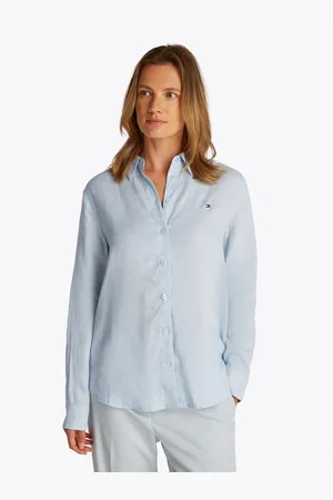 Tommy Hilfiger Overhemdblouse ESS LINEN RELAXED SHIRT