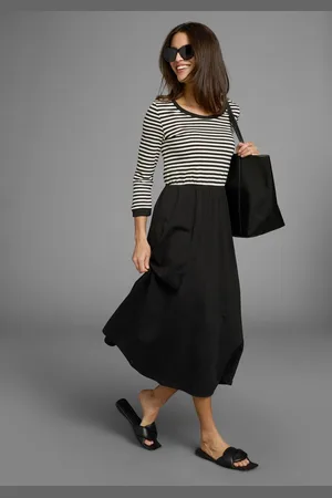 Laura Scott 2-in-1-jurk met streepdesign - nieuwe collectie