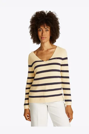 Tommy Hilfiger Gebreide trui CO CARDI STITCH V-NK LS