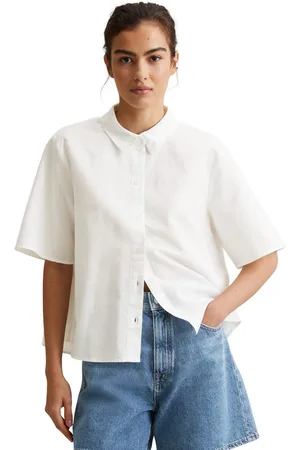 Marc O’ Polo Blouse met korte mouwen