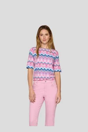 Rabe Shirt met ronde hals met grafisch patroon