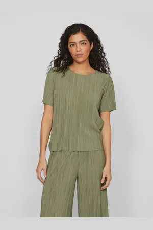 VILA Shirt met korte mouwen VIPLISA O-NECK S/S TOP - NOOS