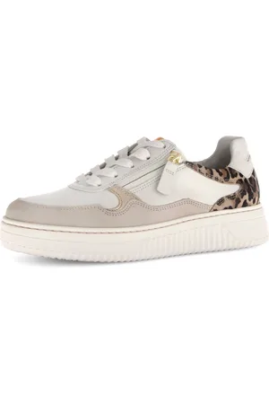 Gabor Plateausneakers , vrijetijdsschoen, halfschoen, veterschoen met contrastafwerking, breedte k