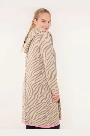 Zwillingsherz Vest Cardigan "Zebra"