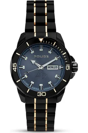 Police Kwartshorloge 40TH ANNIVERSARY Horloge, herenhorloge, datum (set, 2-delig, Met portemonnee)