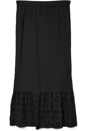 VERO MODA Maxirok VMNATALI HW ANCLE SKIRT WVN GA