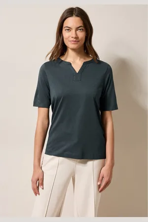 CECIL T-shirt in tuniek-look