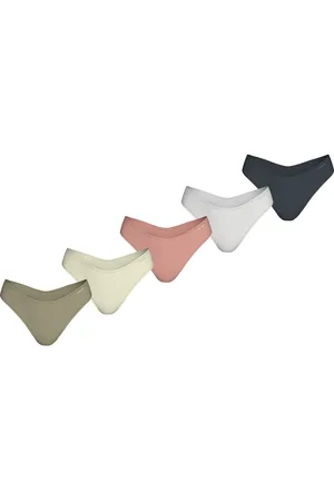 Calvin Klein Tanga THONG 5PK met logo-opschrift (Set van 5)
