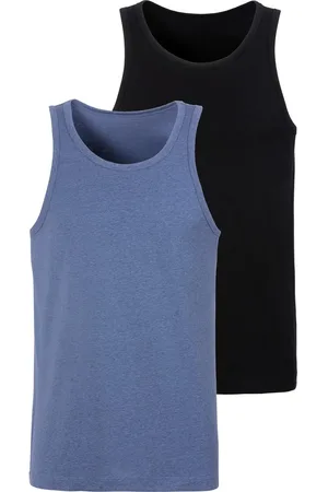 john devin Tanktop in mooie mêlee-look (set, 2-delig, 2)