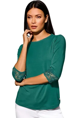 CREATION L PREMIUM Shirt met 3/4-mouwen Lyocell-shirt (1-delig)