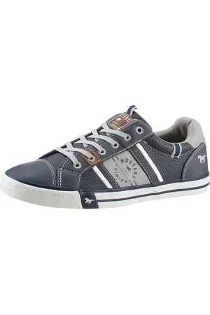 Mustang Sneakers met contrasterende details, vrijetijdsschoen, lage schoen, veterschoen