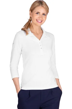 Trigema Poloshirt poloshirt met kristallen (1-delig)