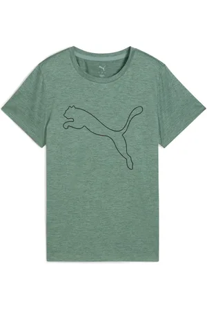 PUMA Trainingsshirt W TAD ESSENTIAL HEATHER LOGO TEE