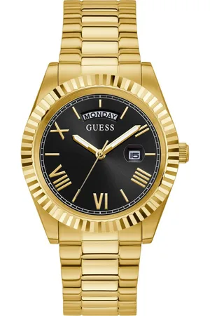 Guess Kwartshorloge CONNOISSEUR Armbanduhr, herenhorloge, datum, weekdag, roestvrijstalen band