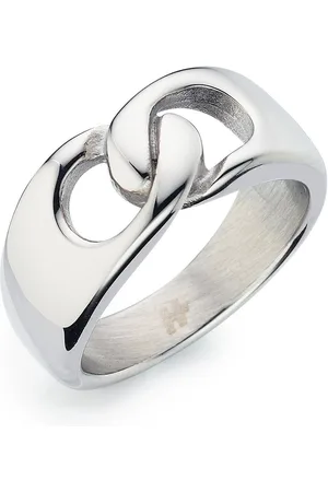 Daniel Hechter Partnerring Sieraden cadeau roestvrijstalen ring infinity/onbegrensde lus