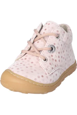 Pepino by Ricosta Babyschoentjes DOTS WMS: Mittel , veterschoenen met wms-systeem, leer, print, maat sjabloon om te downloaden