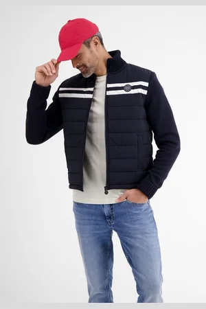 Lerros Baseball pet cap met visgraatstructuur