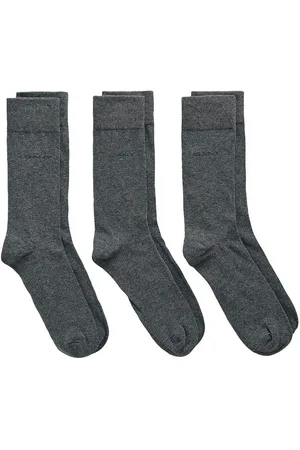GANT Basic sokken SOFT COTTON SOCKS 3-PACK met logo-opdruk op de enkel (set, 3 paar, 3)