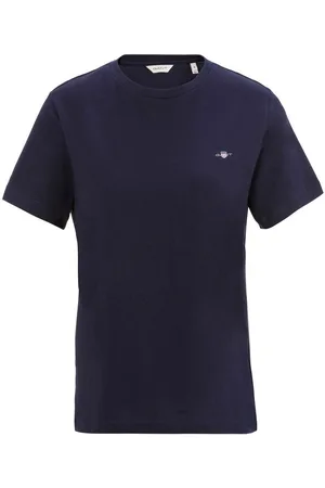 GANT Shirt met korte mouwen PRINTED ARCHIVE SHIELD T-SHIRT klein logoborduursel op borsthoogte