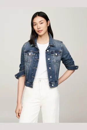 Tommy Hilfiger Jeansjack met geborduurd logo