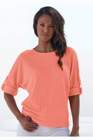 vivance collection 2-in-1-shirt Om op te rollen van kreukvrije crêpe-kwaliteit