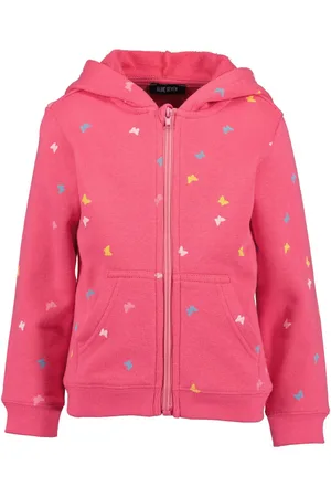 Blue Seven Sweatvest meisjes sweatjack met capuchon lange mouwen kinder hoodie (1-delig)