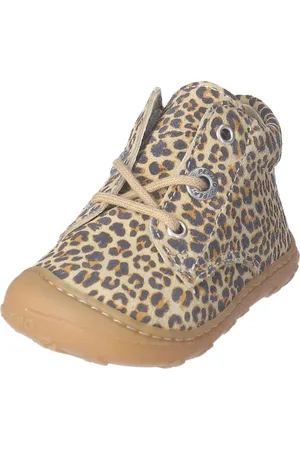 Pepino by Ricosta Babyschoentjes DOTS WMS: Mittel , veterschoenen met wms-systeem, leer, print, maat sjabloon om te downloaden