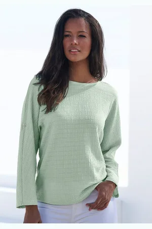 vivance collection 2-in-1-shirt Om op te rollen van kreukvrije crêpe-kwaliteit