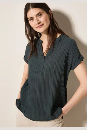 CECIL Blouse met korte mouwen
