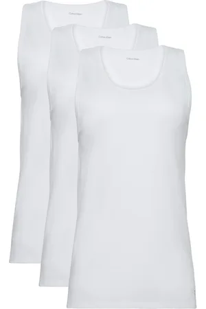 Calvin Klein T-shirt TANK 3PK met logo aan de zoom (3-delig, Set van 3)