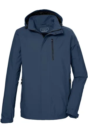 Killtec Outdoorjack KOS 52 MN JCKT Water-/winddicht, afneembare capuchon, ademend, duurzame productie