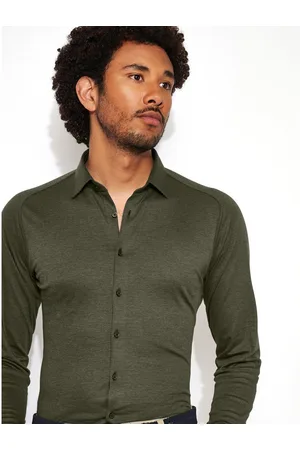 DESOTO Overhemd met lange mouwen Casual Kent 1/1 Met een ronde hals