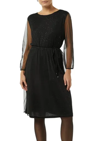 Comma, Meshjurk met glitterdetails