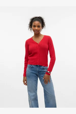 VERO MODA Vest VMLUXLIGHT POINTELLE LS V-HALS CARDIGAN